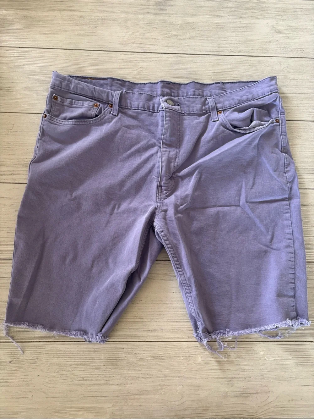 Levi’s 511 Purple Denim Cutoff Shorts – Men’s W40